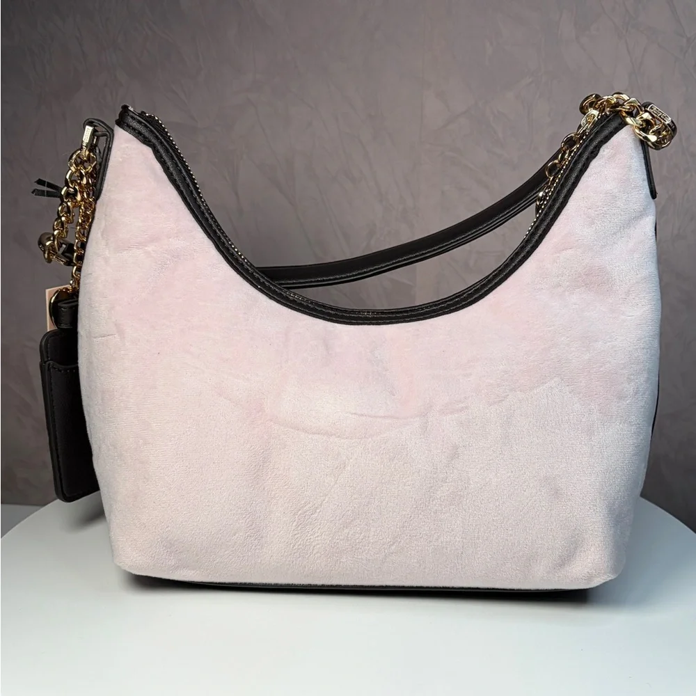 Juicy Couture Classic Scottie Dogs Hobo Pink Shoulder Bag - Picture 9 of 14